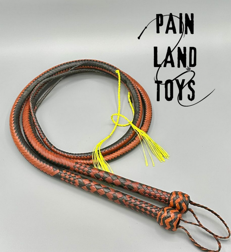 Whips showing the text 'Pain Land Toys'